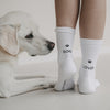 Chaussettes blanches Dog Lover (VE = 5 Stk)