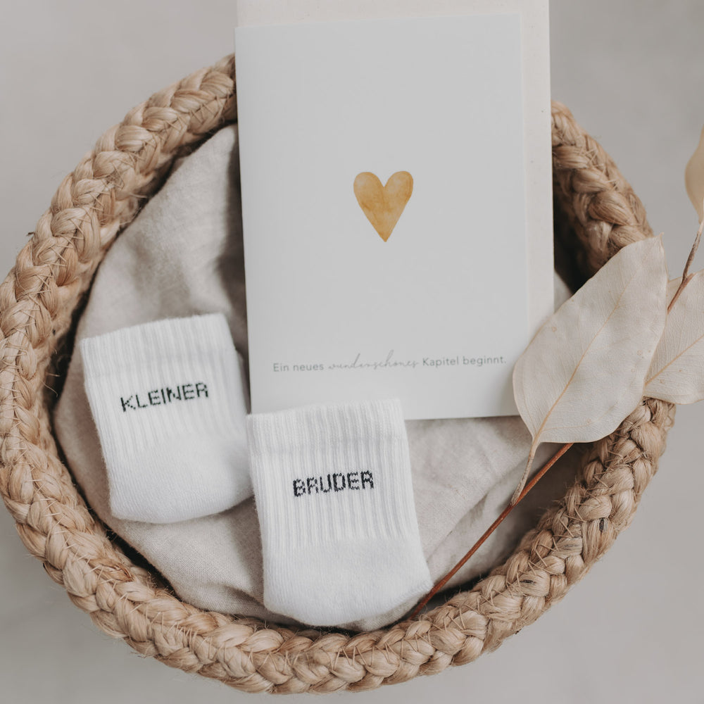 Babysocken Kleiner Bruder (VE = 5 Stk.)