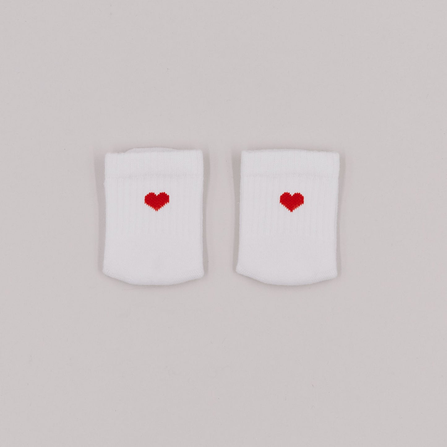 Babysocken Herz rot (VE = 5 Stk.)
