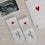 Babysocken Herz rot (VE = 5 Stk.)