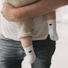 Babysocken Herz schwarz (VE = 5 Stk.)