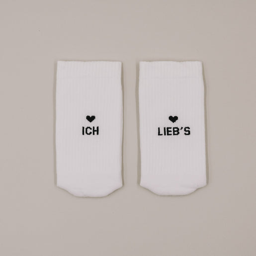 Socken Ich liebs (VE = 5 Stück)