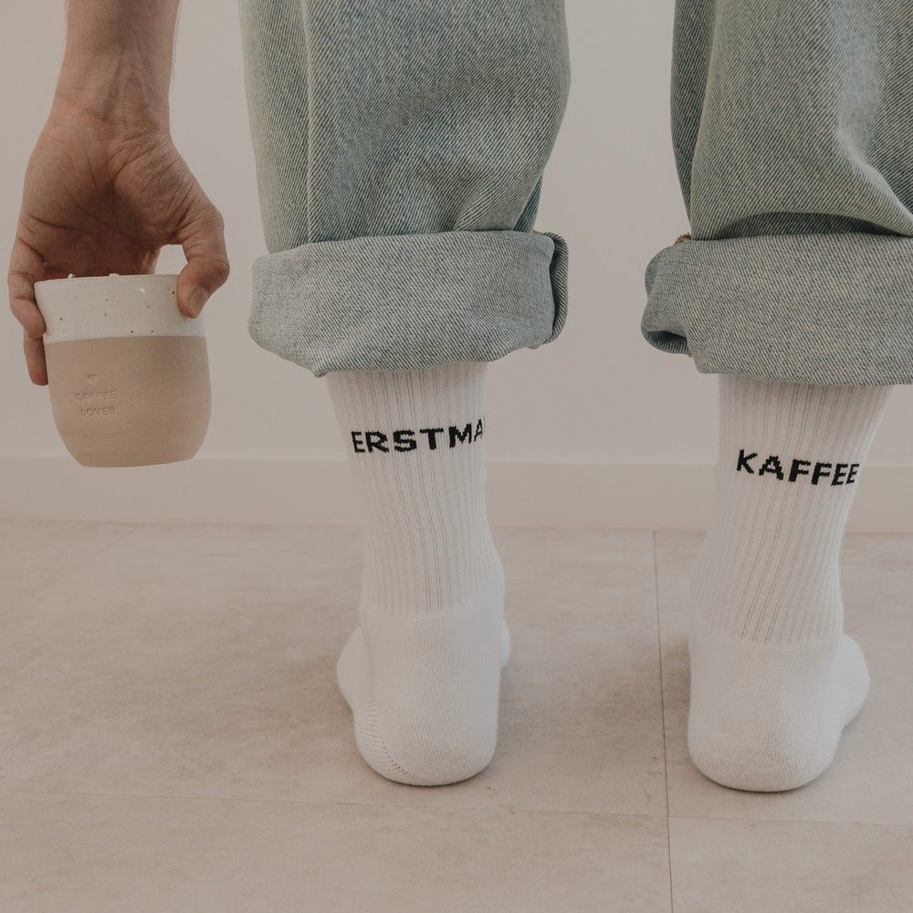 Socken Erstmal Kaffee (VE = 5 Stück)