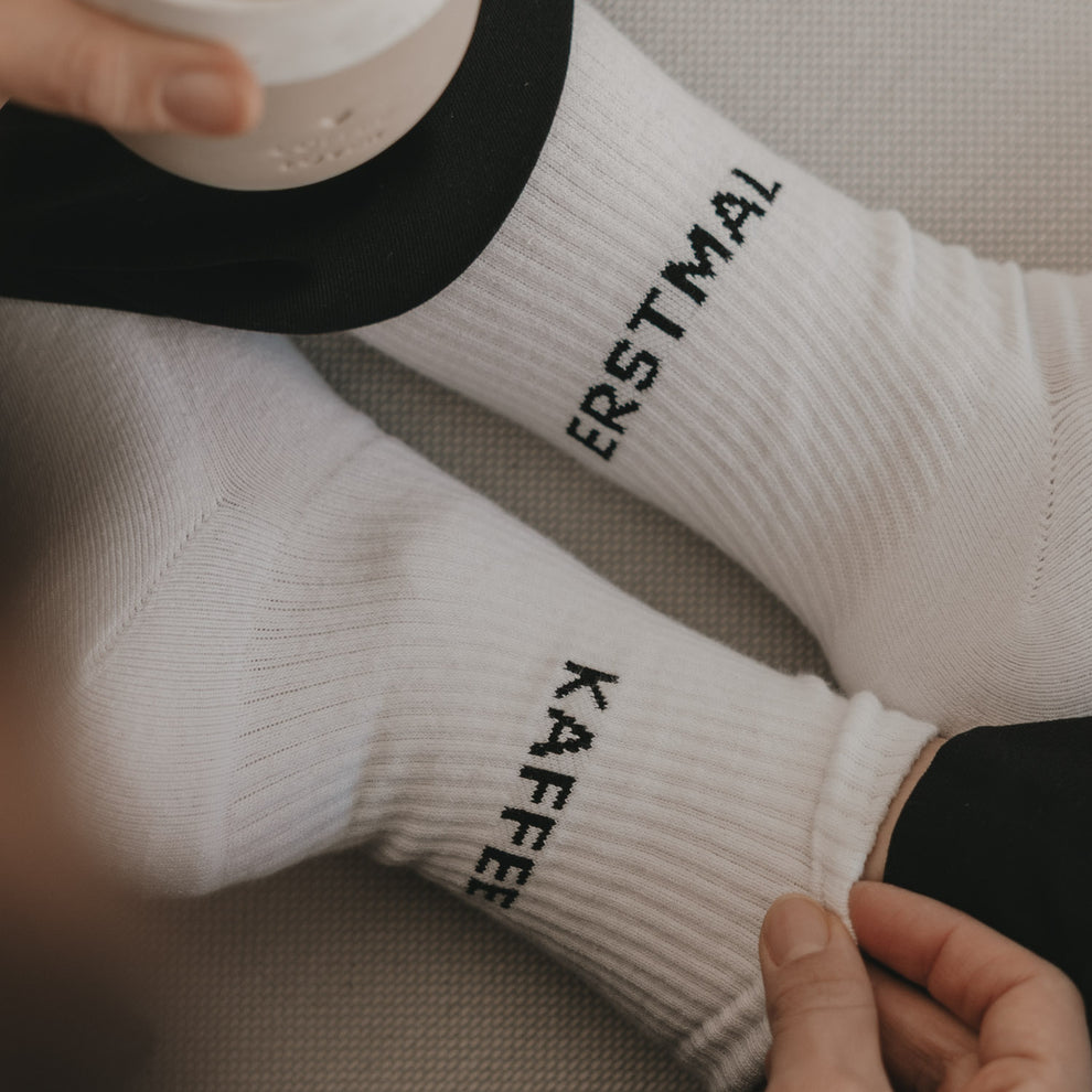 Socken Erstmal Kaffee (VE = 5 Stück)