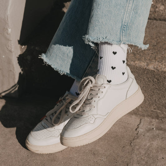 Socken Allover Herzen schwarz (VE = 5 Stück)