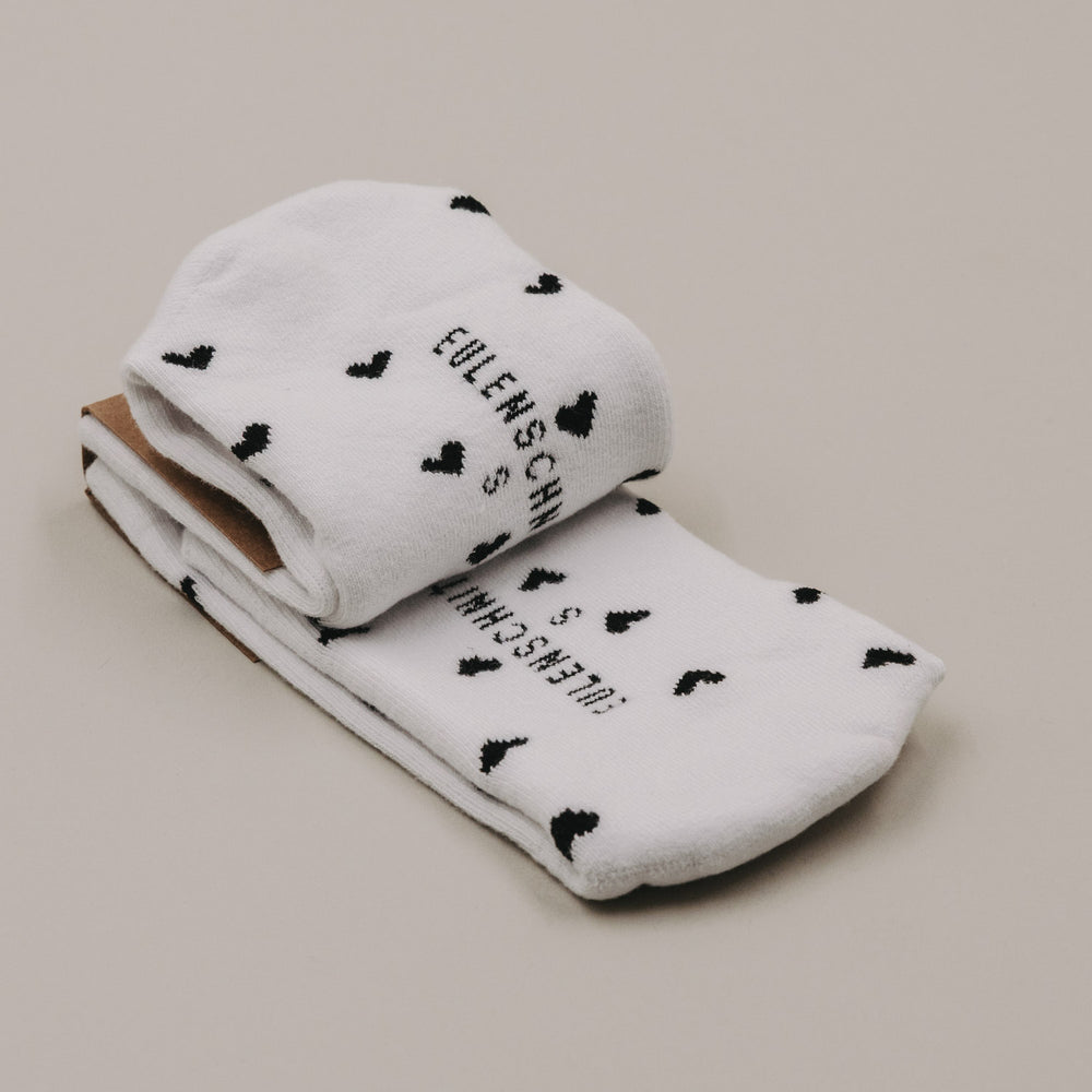 Socken Allover Herzen schwarz (VE = 5 Stück)