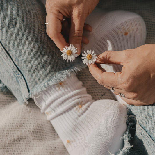 Socken Allover Daisy (VE = 5 Stück)