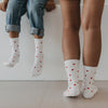 Socken Allover Herzen rot (VE = 5 Stk.)
