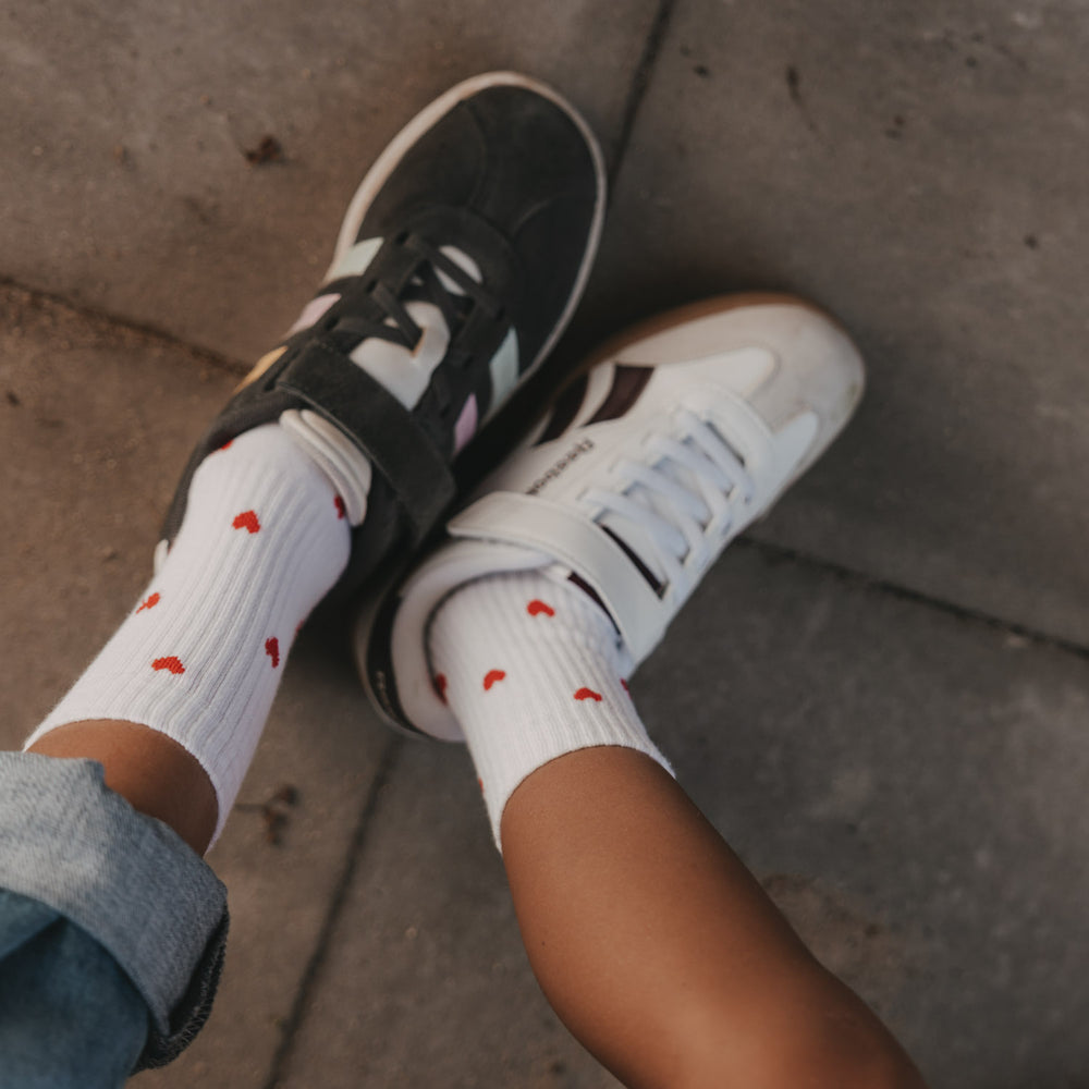 Kids Socken Allover Herzen rot (VE = 5 Stk.)