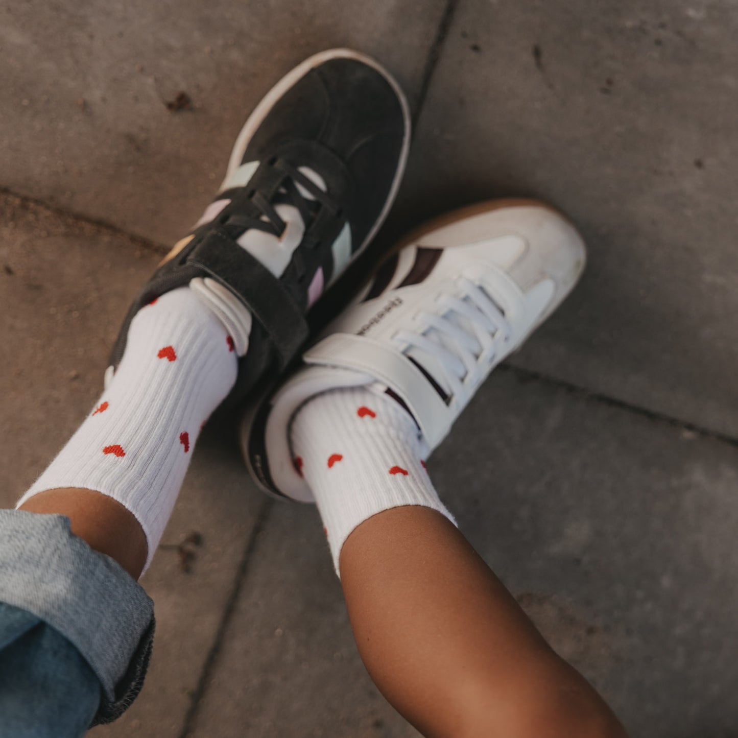 Kids Socken Allover Herzen rot (VE = 5 Stk.)