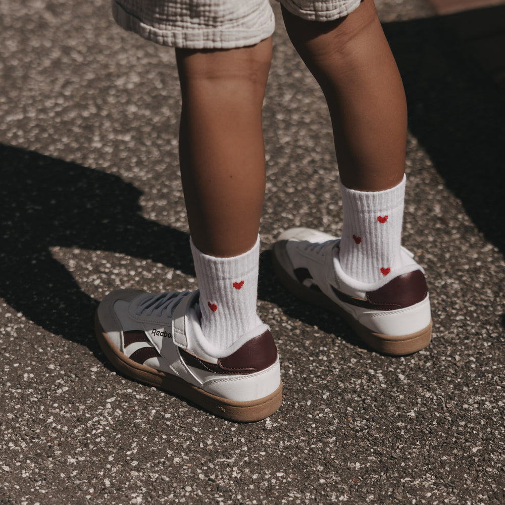 Kids Socken Allover Herzen rot (VE = 5 Stk.)