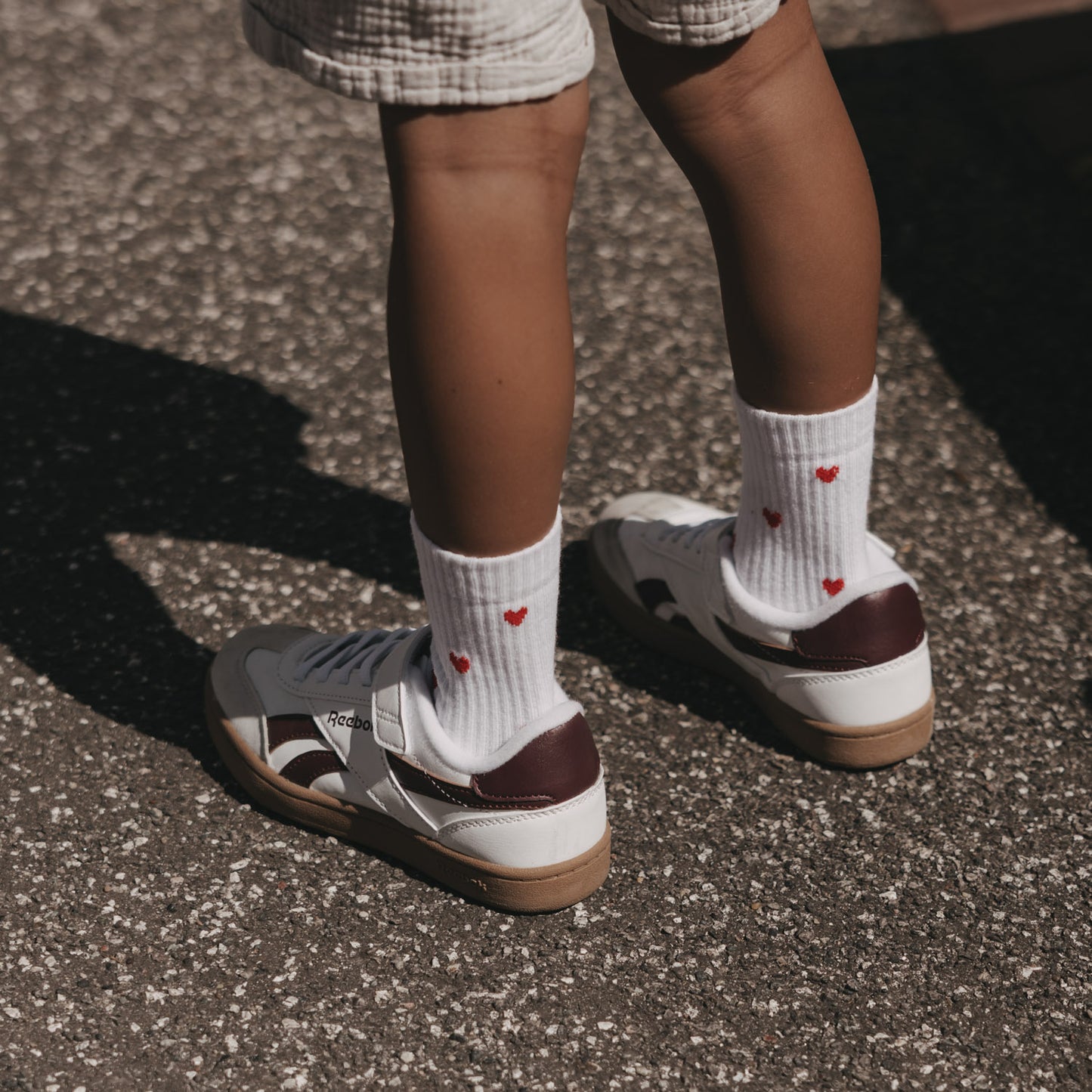Kids Socken Allover Herzen rot (VE = 5 Stk.)