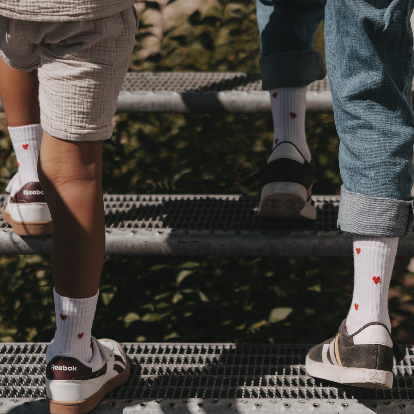 Kids Socken Allover Herzen rot (VE = 5 Stk.)