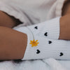 Kids Socken Allover Herzen schwarz (VE = 5 Stk.)
