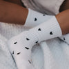 Kids Socken Allover Herzen schwarz (VE = 5 Stk.)