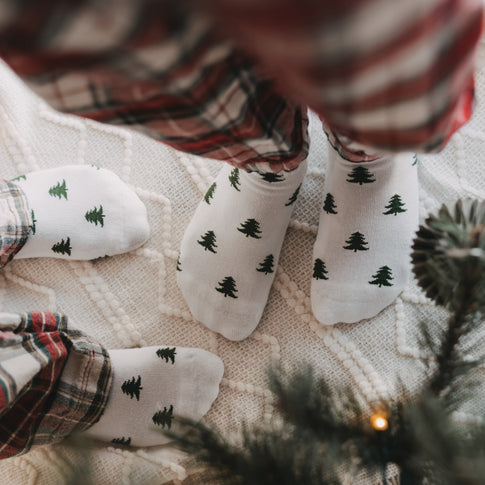 Kids Socken Allover Tannen (VE = 5 Stk.)