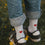 Kids Socken Herz rot (VE = 5 Stk.)