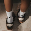 Kids Socken Herz schwarz (VE = 5 Stk.)