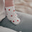 Babysocken Allover Herzen rot 16-18 (VE = 5 Stk.)