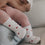 Babysocken Allover Herzen rot 16-18 (VE = 5 Stk.)