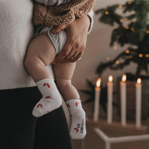 Babysocken Allover Zuckerstangen 16-18 (VE = 5 Stk.)