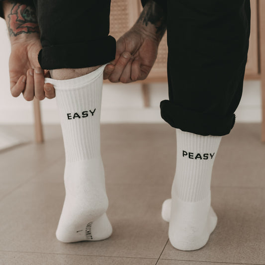 Socken weiß Easy peasy (VE = 5 Stück)