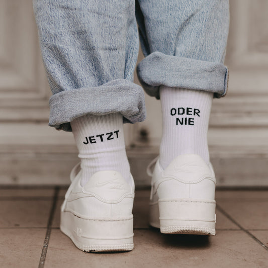 Socken weiß Jetzt oder Nie (VE = 5 Stück)