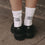 Chaussettes blanches Tu as l'air sympa aujourd'hui (VE = 5 pièces)