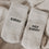 Socks white Sorry not Sorry (VE = 5 pieces)