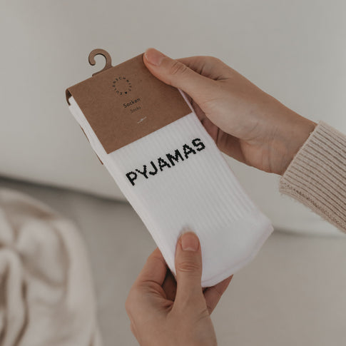 Socks white pajamas all day (VE = 5 pieces)