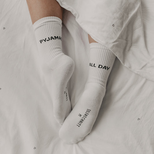 Socks white pajamas all day (VE = 5 pieces)