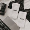 Chaussettes blanches Envoie des nus (VE = 5 pièces)