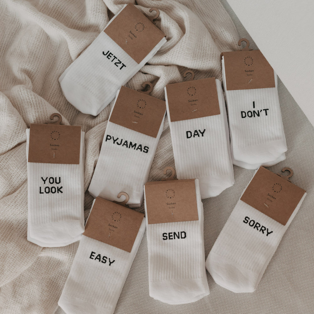 Chaussettes blanches Envoie des nus (VE = 5 pièces)