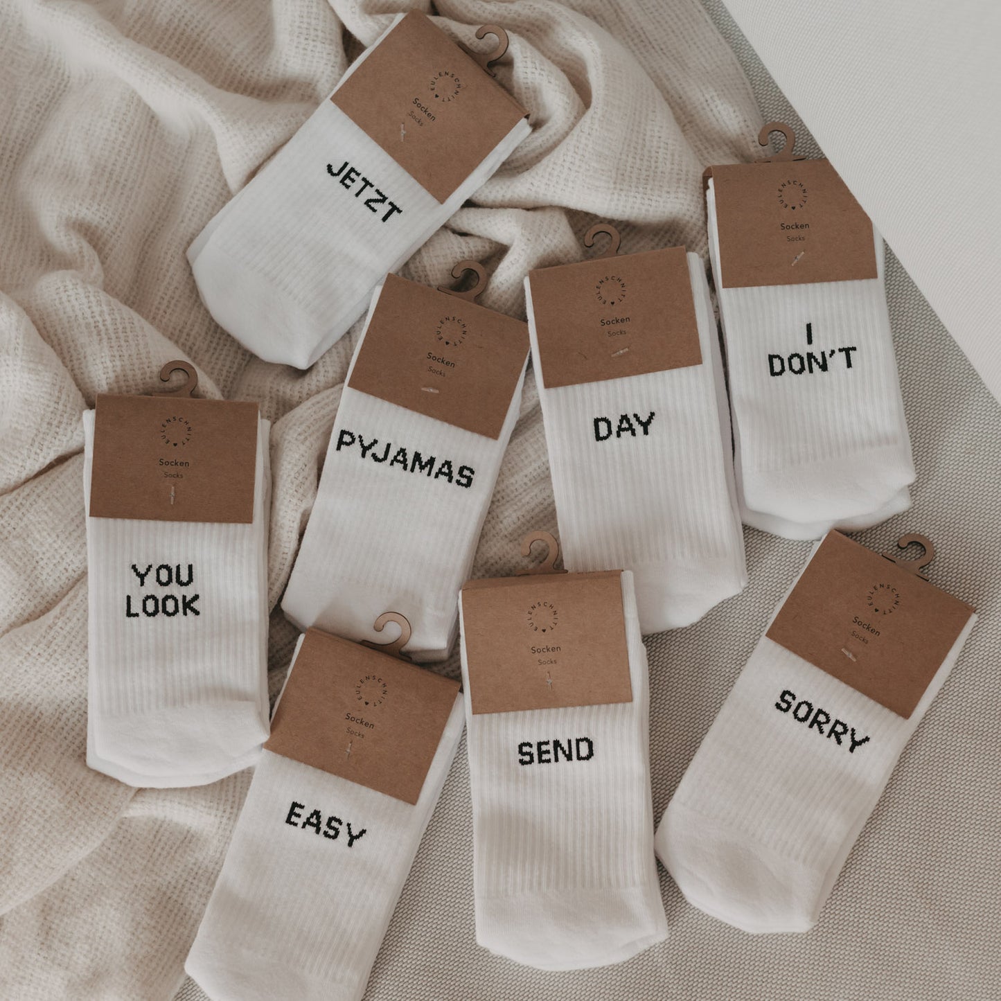 Chaussettes blanches Envoie des nus (VE = 5 pièces)