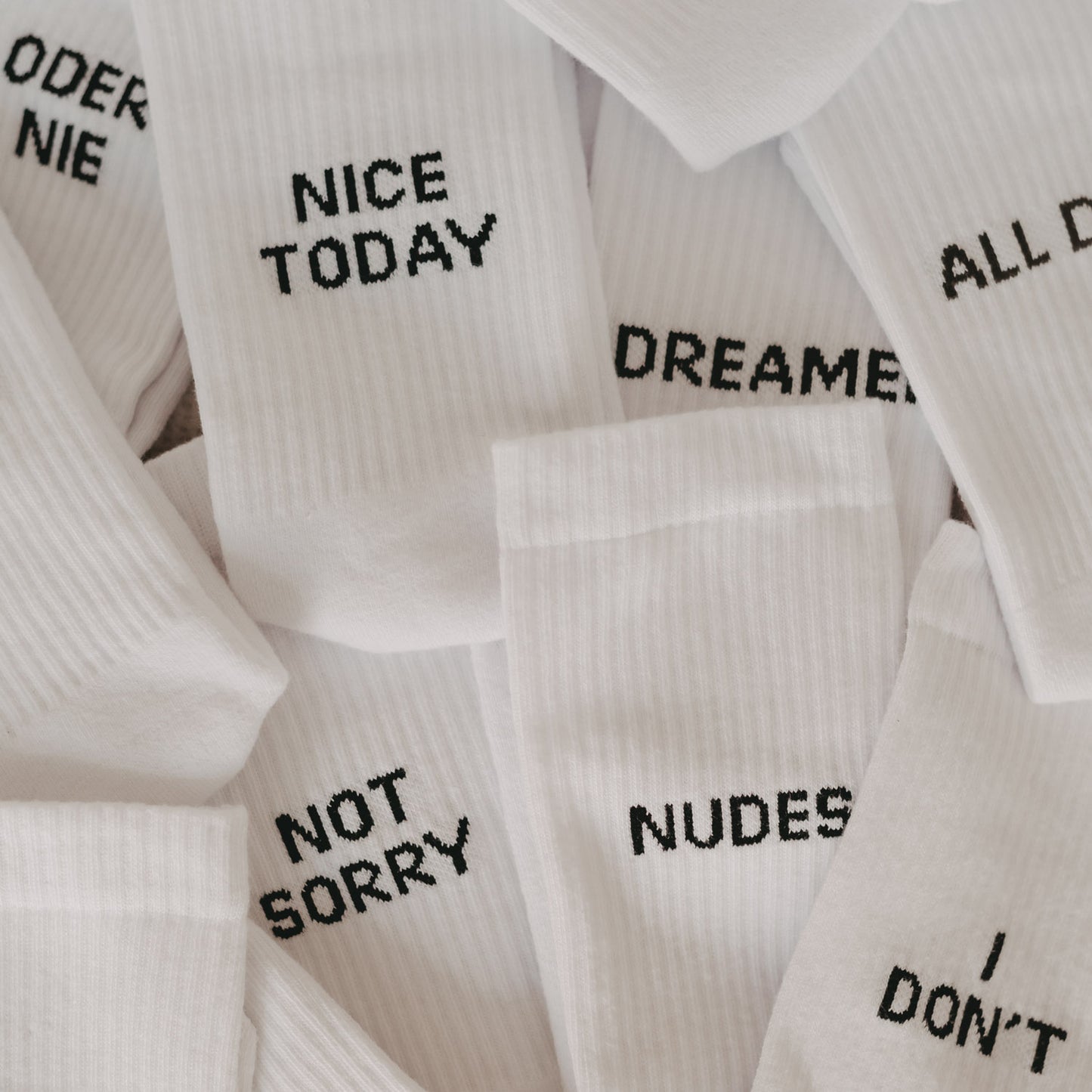 Chaussettes blanches Envoie des nus (VE = 5 pièces)