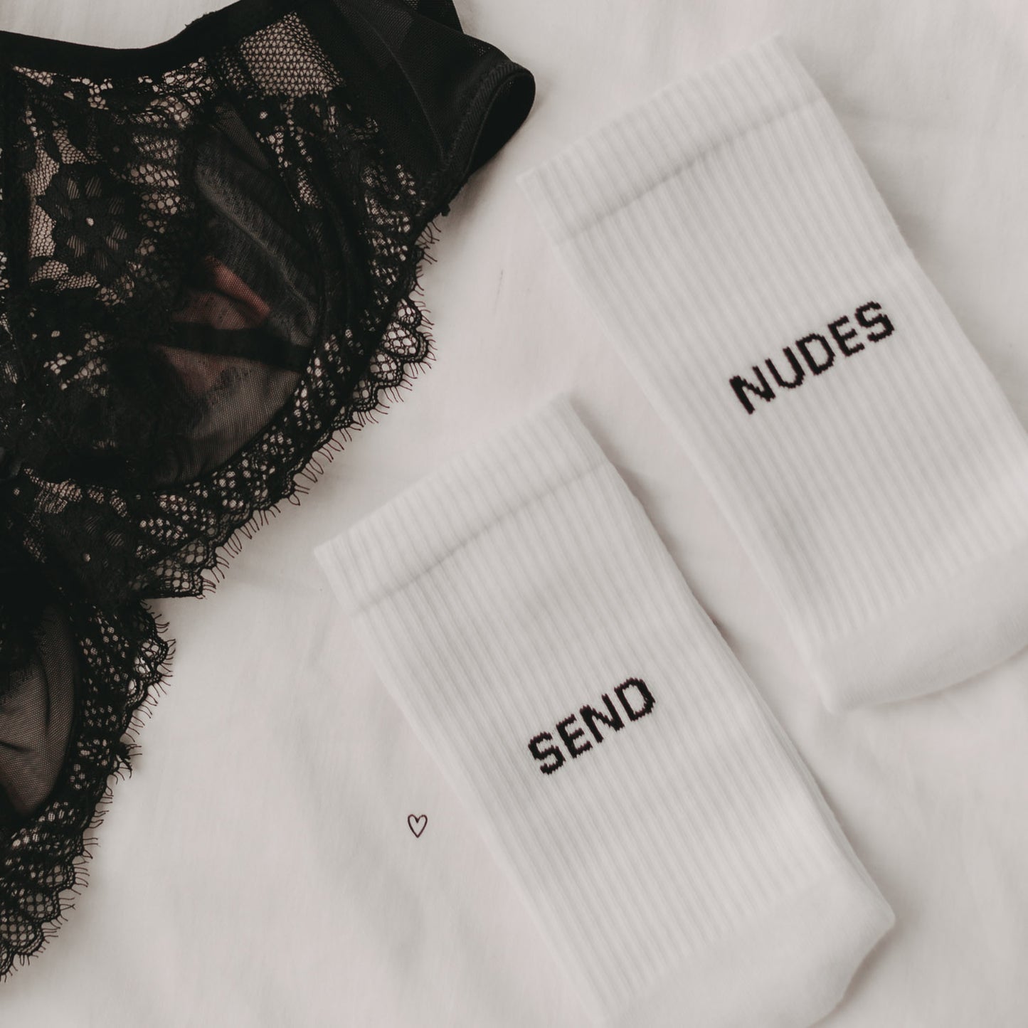 Chaussettes blanches Envoie des nus (VE = 5 pièces)