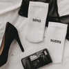 Chaussettes blanches Envoie des nus (VE = 5 pièces)