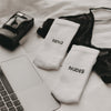 Chaussettes blanches Envoie des nus (VE = 5 pièces)
