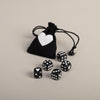Dice Set Black (PU = 8 Sets)