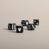 Dice Set Black (PU = 8 Sets)