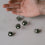 Dice Set Black (PU = 8 Sets)