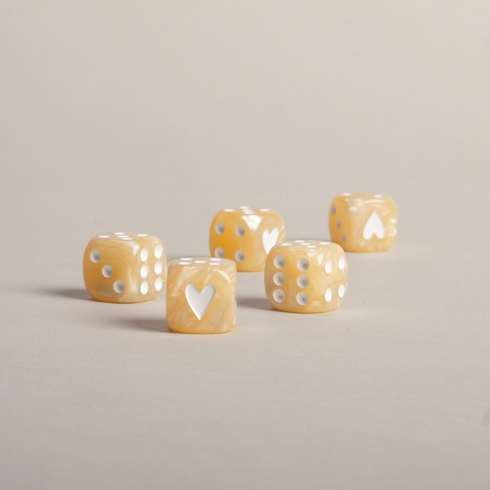 Würfelset Gold (VE = 8 Sets)