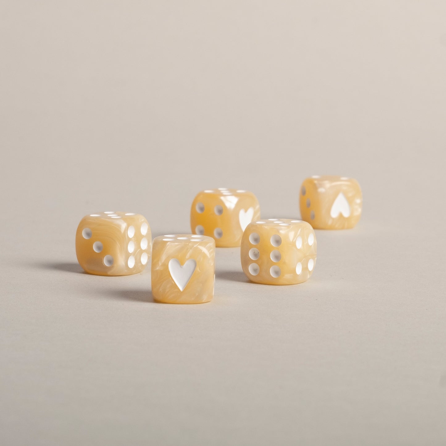 Würfelset Gold (VE = 8 Sets)