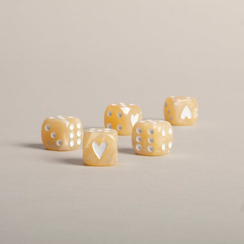 Würfelset Gold (VE = 8 Sets)