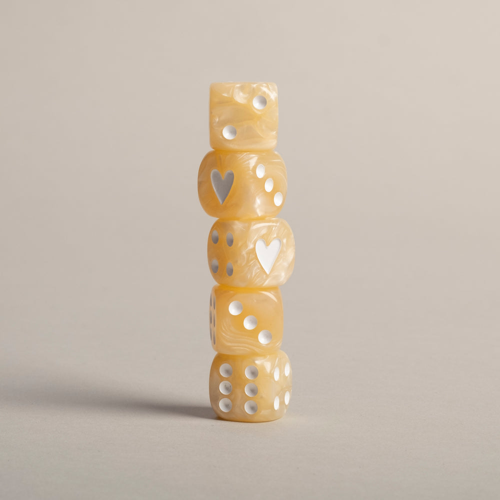 Würfelset Gold (VE = 8 Sets)