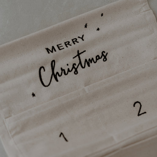 Calendrier de l'Avent Merry Christmas 30cm (1 VE = 3 Pièces.)