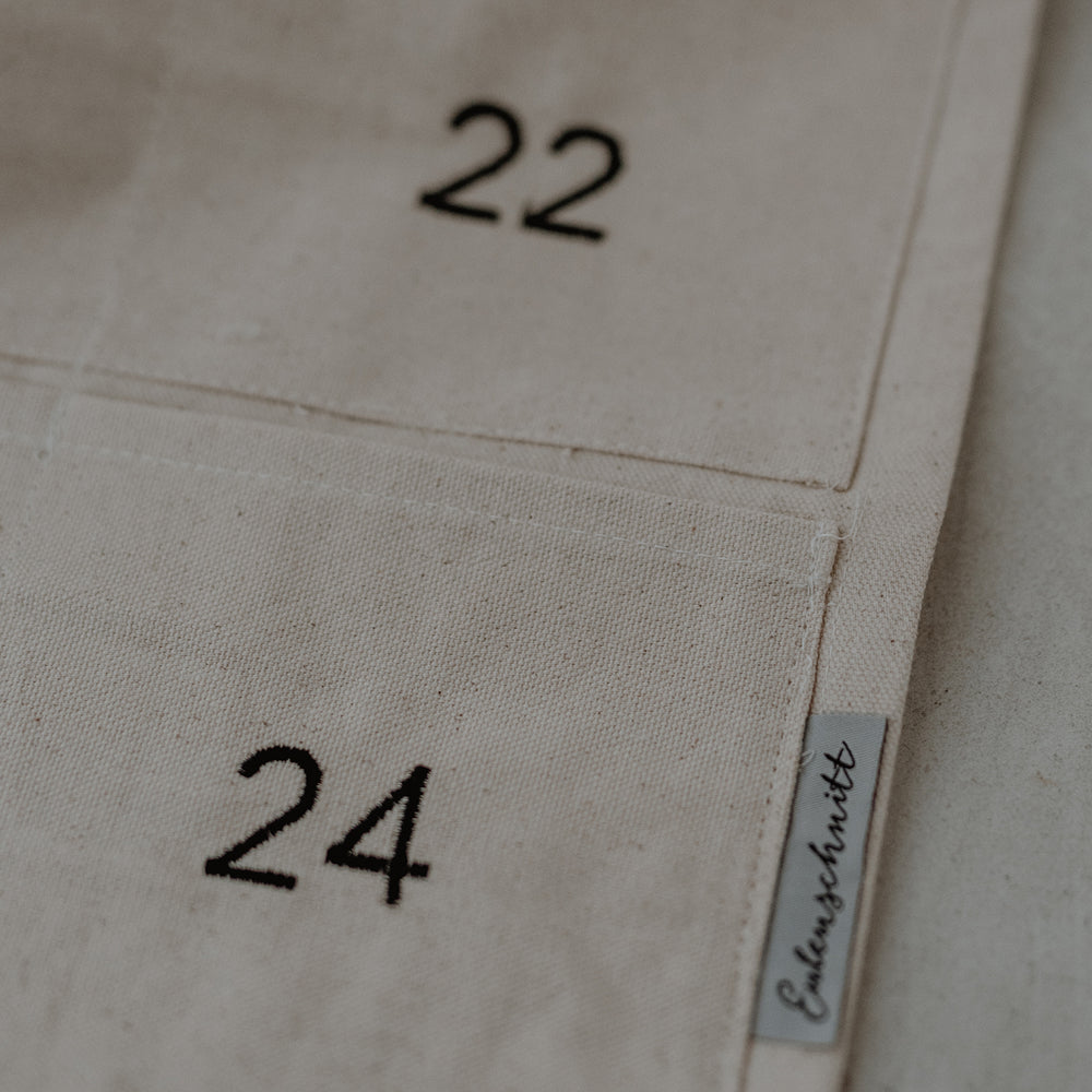 Adventskalender Merry Christmas 30 cm (1 VE = 3 Stk.)
