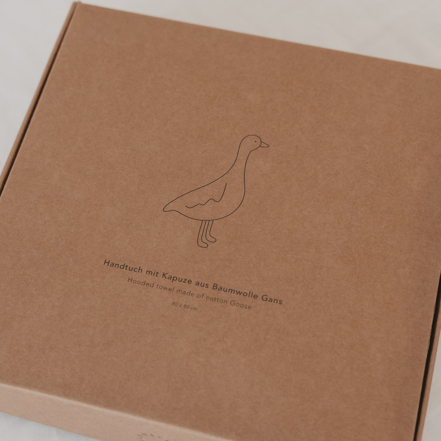 Handtuch mit Kapuze Gans (VE = 4 Stk.)