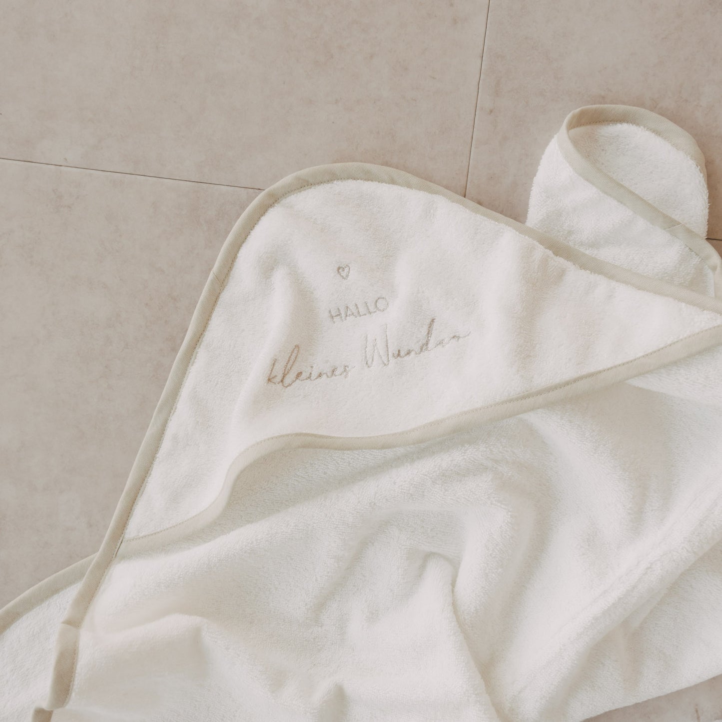 Handtuch mit Kapuze Kleines Wunder (VE = 4 Stk.)