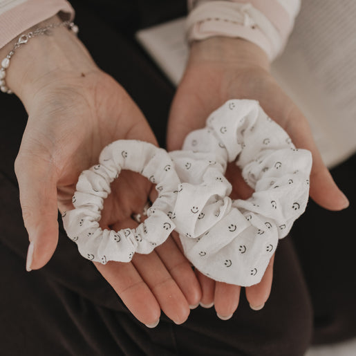 Scrunchies Smileys 2er Set (VE = 10 Stk.)